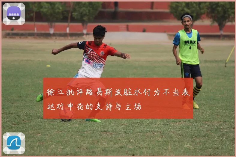 徐江批评路易斯泼脏水行为不当表达对申花的支持与立场